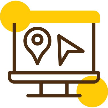 konum haritası simgesi, özet biçimi