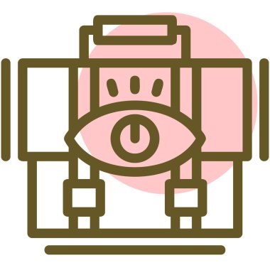 göz vektör simgesi modern illüstrasyon