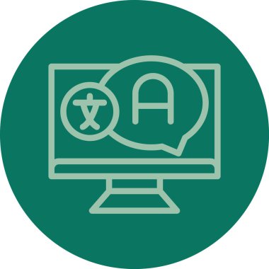 Modern dizüstü bilgisayarın vektör illüstrasyonu simgeden yoksun