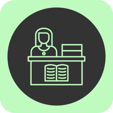 İş ve finans simgesinin vektör illüstrasyonu