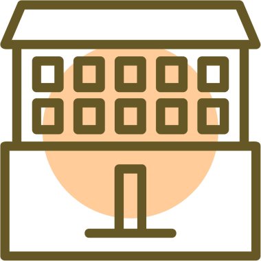 Modern bir simgenin vektör illüstrasyonu