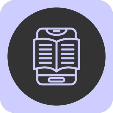 kitap simgesi, vektör illüstrasyonu