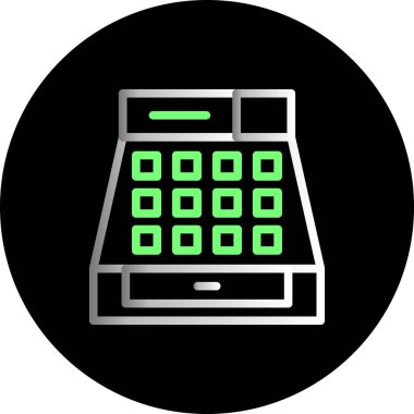 Projeniz için vektör hesap makinesi simgesi