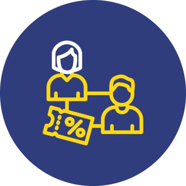 İnsan simgesinin vektör illüstrasyonu