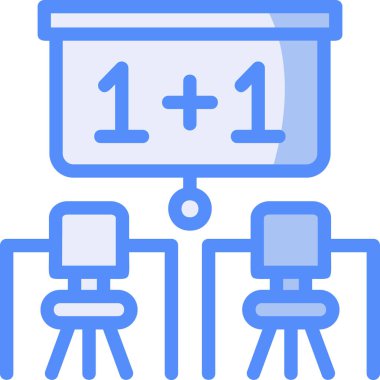 Eğitim öğrenme simgesi, vektör illüstrasyonu