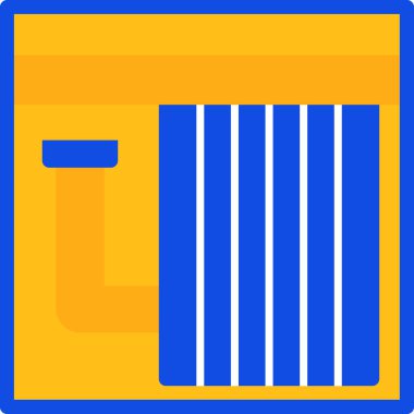 Pil. Web simgesi basit illüstrasyon