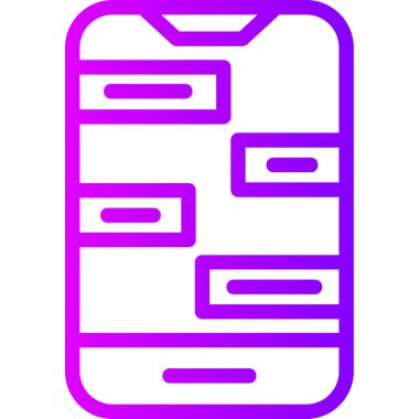 Belge. Web simgesi basit illüstrasyon