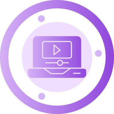 Bilgisayar monitörü. Basit resimleme