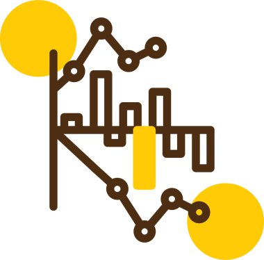 çubuk çizelgesi vektör illüstrasyonu