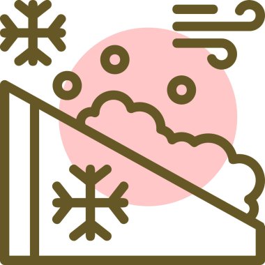 özet biçiminde hava tahmini kar simgesi