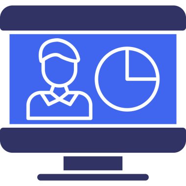 İş simgesinin vektör illüstrasyonu