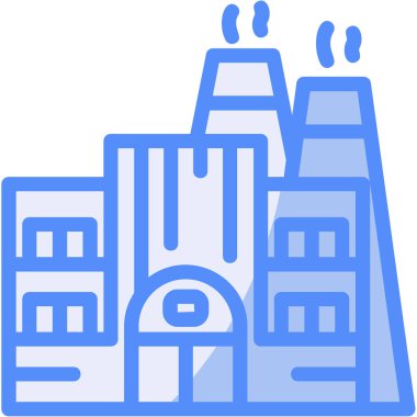 bina inşa simgesi doldurulmuş ana hatlar biçiminde