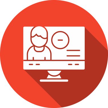 bilgisayar simgesi vektör illüstrasyonu