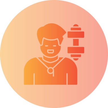 Ofisteki insanların vektör simgesi.