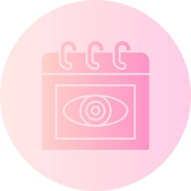 Göz simgesinin vektör illüstrasyonu