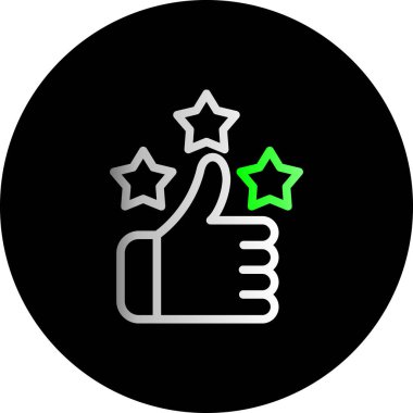 Bir yıldızın vektör illüstrasyonu