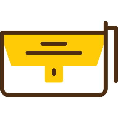 Bir çantanın vektör illüstrasyonu