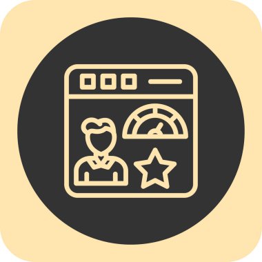 seo modern simgesinin vektör illüstrasyonu