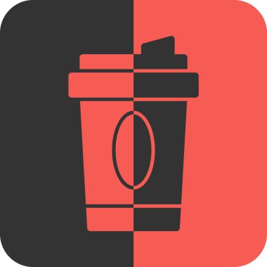 Kahve fincanı vektör simgesi. Grafik ve web tasarımı için basit illüstrasyon.