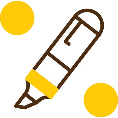 kalem simgesi vektör illüstrasyonu