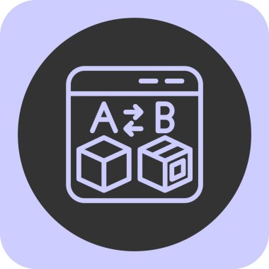 seo modern simgesinin vektör illüstrasyonu