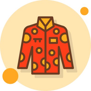 moda ceket simgesi vektörü