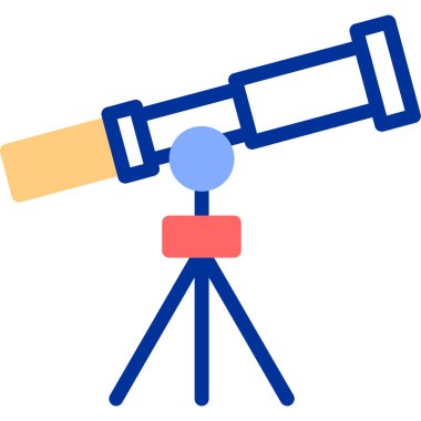 Uydu Simgesi, vektör illüstrasyonu