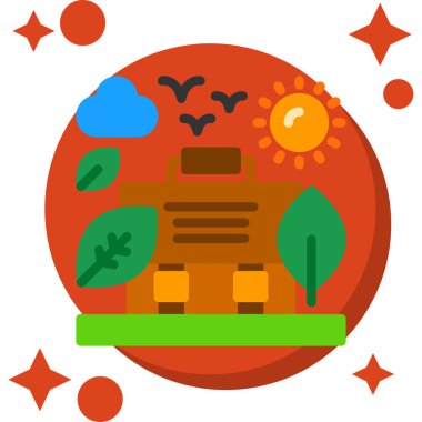 Kişisel ve ticari kullanım için vektör simgesi - düz tasarım