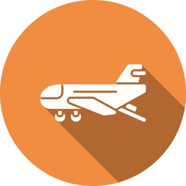 Uçak simge vektör çizim