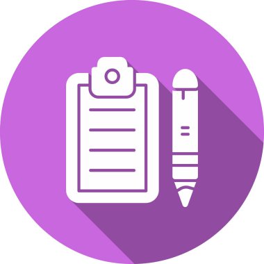 Kalem ağ simgesi, basit vektör illüstrasyonu