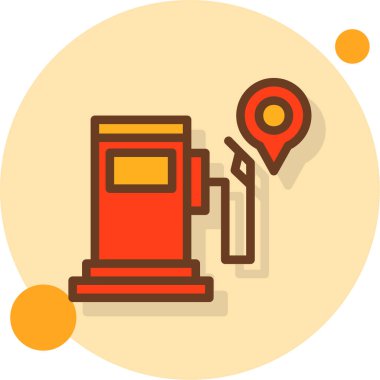 kahve içecek içecek ikonu doldurulmuş ana hatlarıyla