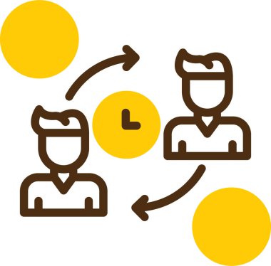 iş simgesi vektör illüstrasyonu