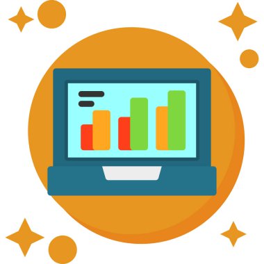 analiz simgesi, vektör illüstrasyonu