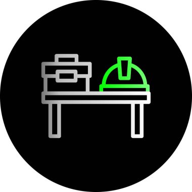 vektör mobilya simgesi, basit vektör illüstrasyonu