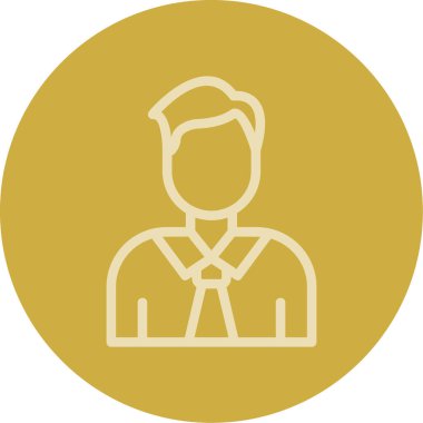 İnsan simgesinin vektör illüstrasyonu