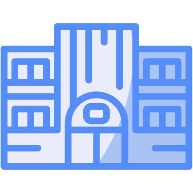 Yapı inşaat simgesi - taslak biçimi