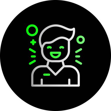 Maskeli bir adamın vektör çizimi