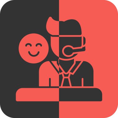 Avatar simgesi, vektör illüstrasyonu