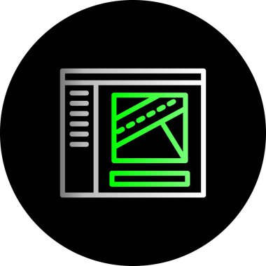 seo modern simgesinin vektör illüstrasyonu