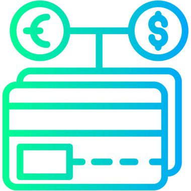 Para için. Web simgesi basit illüstrasyon