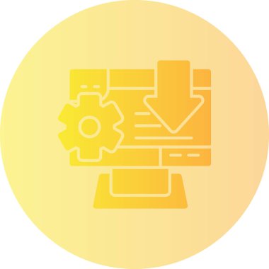 Geliştirme için ağ simgesi