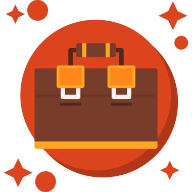 çanta çanta simgesi düz biçimli