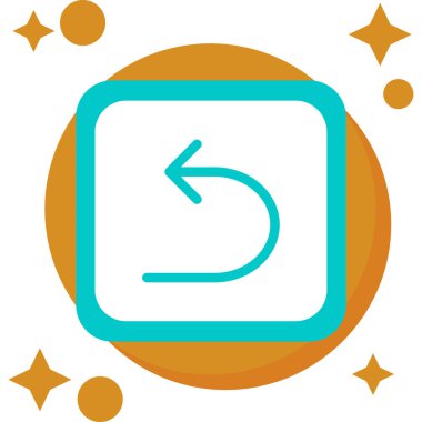 Bir yıldız simgesinin vektör illüstrasyonu