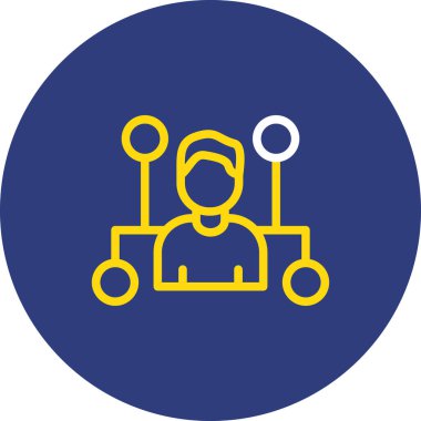 Modern eğitim ikonunun vektör illüstrasyonu