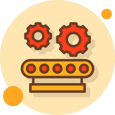 makinenin vektör illüstrasyonu