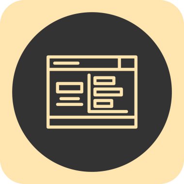 Tarayıcı simgesi soyut arkaplanda izole edildi