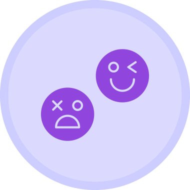 emoticon emoji simgesi, vektör illüstrasyon tasarımı