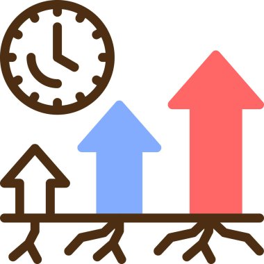 İş ikonu. Basit resimleme