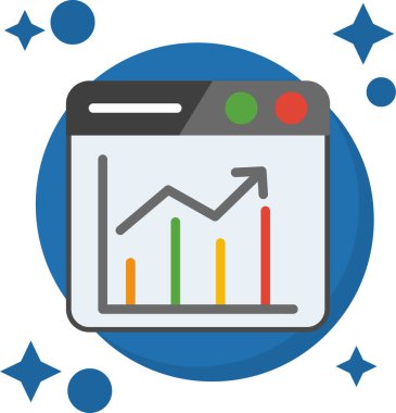 Grafik düz vektör simgesi