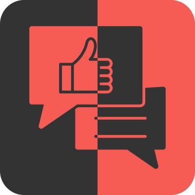 Başparmak yukarı, vektör illüstrasyonu